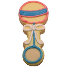 CFG4 - Baby Rattle Cookie Favors